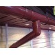 Муфта трубы соединительная ПВХ бордо RAL 3005