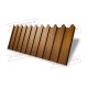 Профнастил фигурный C8 - 0,45 Print-Двусторонний Elite с пленкой Golden Wood.