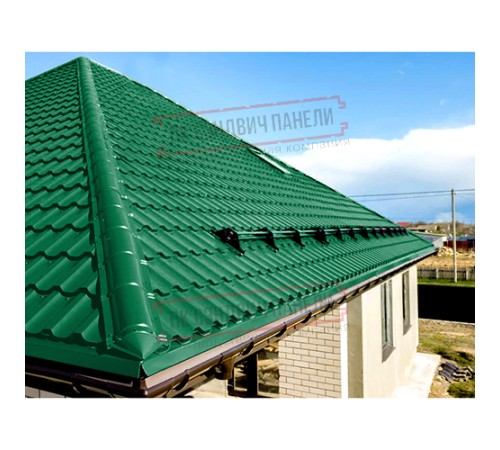 Планка конька круглого R110х2000 ПЭ-6029-0.45