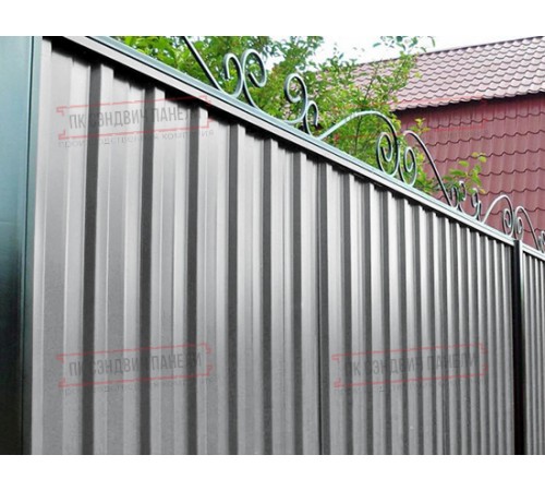 Профилированный лист С-15-1190-0.5 (с гранью) (Rooftop Glance) RAL 7004