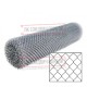 Сетка рабица оцинкованная 1,5x10 м, ячейка 50x50x1,6.