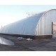 Профнастил H112ПГ-0.65, для бескаркасных ангаров, Оцинкованный.
